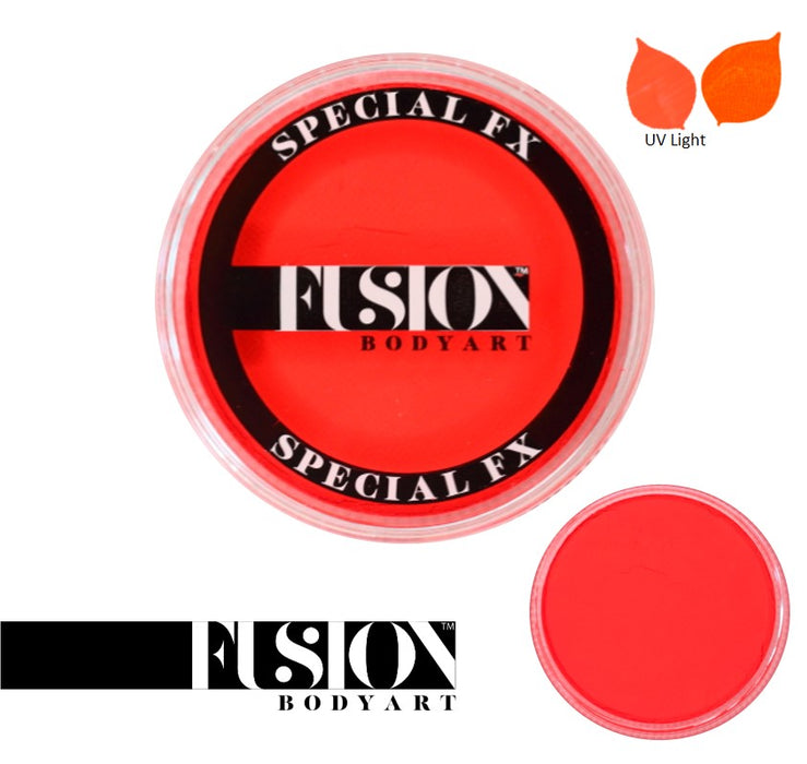 FUSION BODY ART- UV NEON ORANGE 32G