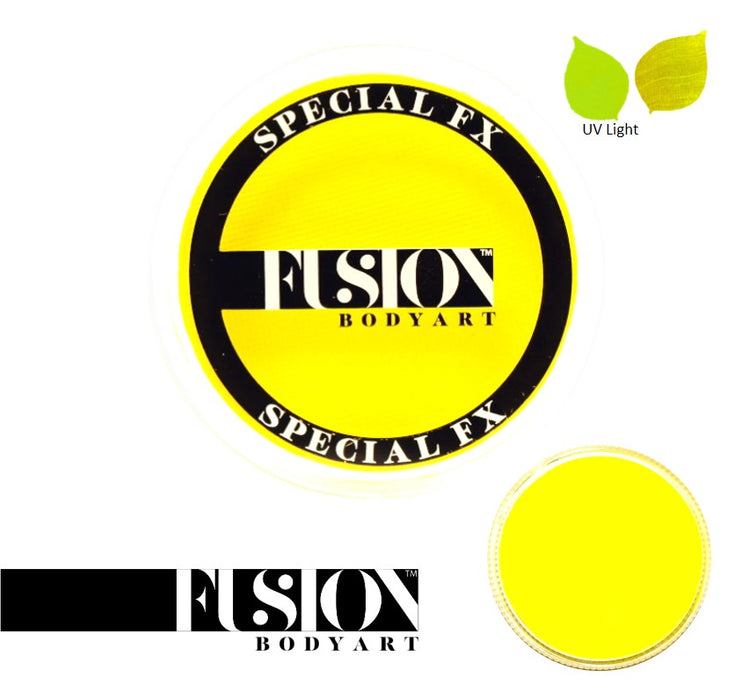 FUSION BODY ART- UV  NEON YELLOW 32G